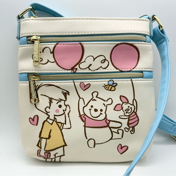 Disney Loungefly Winnie the Pooh Crossbody Bag And Bath Salts - Picture 4 of 8